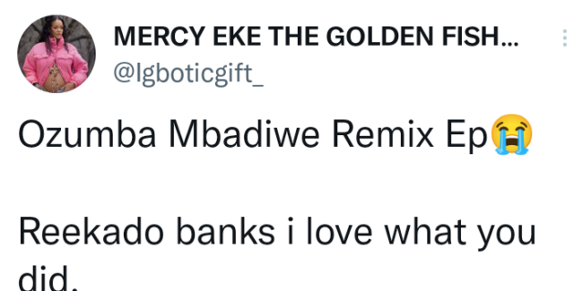 Reekado Banks Ozumba Mbadiwe Remix EP Reactions