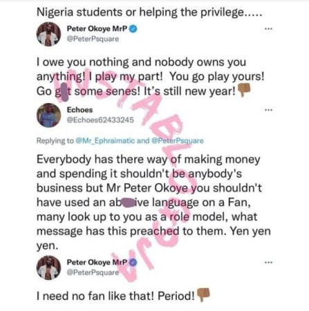 Peter Okoye Reacts To An “Online Financial Advisor” Who Slammed Him For Spending So Much On Valentine’s Gift