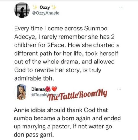 Nigerians Hail 2Face Idibia’s Baby Mama Sunmbo For Not Involving Herself In Their Drama Like Pero Is Doing