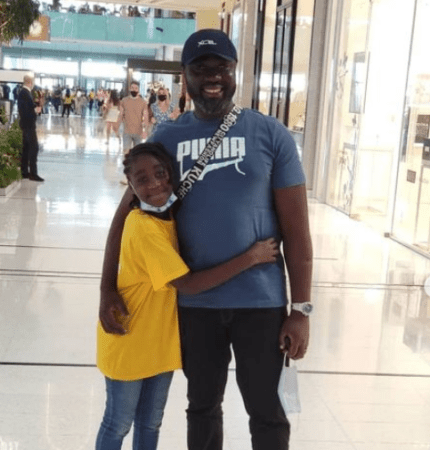 Wizkid’s Son And Mercy Johnson’s Daughter Spotted Hanging Out In Dubai