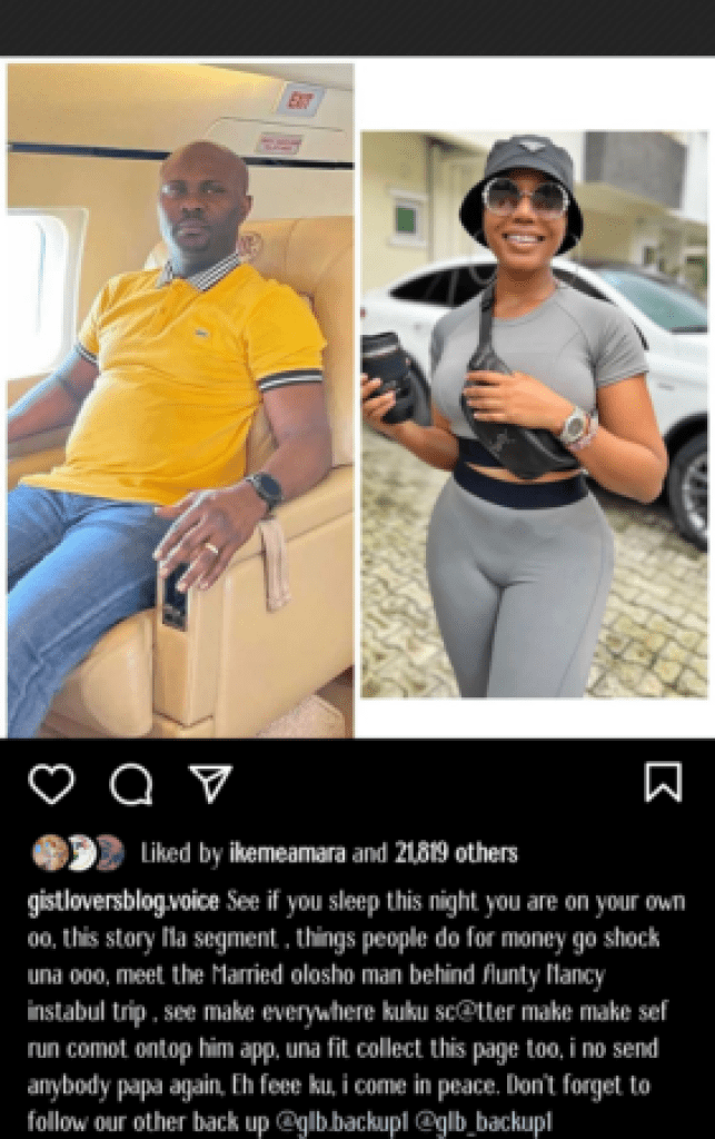 “I be think say she no dey this kind parol” – Nigerians reacts as Nancy Isime’s alleged married lover gets revealed