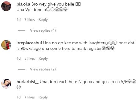 “Bro wey give you belle”- Diggers Association dig out old post of Kizz Daniels’ baby mama referring to him as ‘Big Bro’