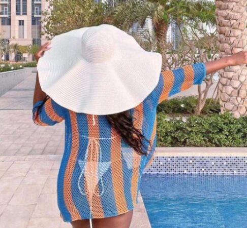 Actress Omotola Jalade’s Displeased Towards 22-Year-Old Daughter, Meraiah’s revealing Bikini Outfit [Photos]