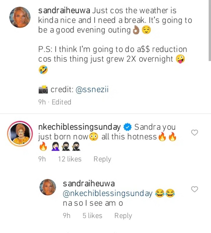 Ubi Franklin’s babymama, Sandra Iheuwa hints2 on going under the knife days after welcoming fourth child