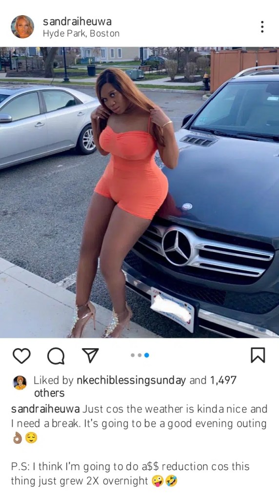 Ubi Franklin’s babymama, Sandra Iheuwa hints2 on going under the knife days after welcoming fourth child