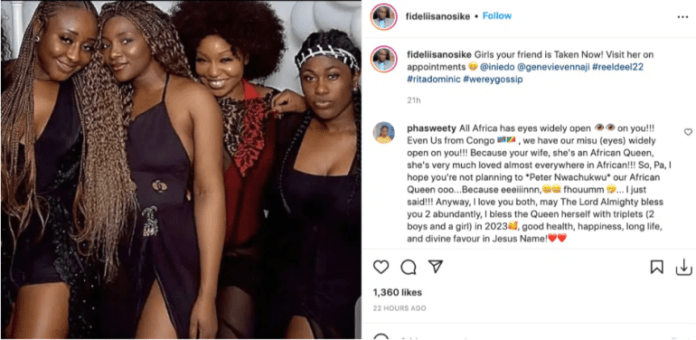 ‘Don’t Separate Her From Friends’- Reactions After Fidelis Anosike Told Ini Edo, Uche Jombo, Others To Visit Rita Dominic On Appointment