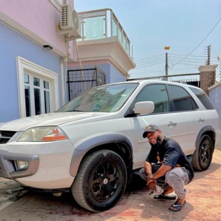Instagram Comedian, Mcanthony Buys His First Car, Drives It To His Mum For Her To Bless It [Video]