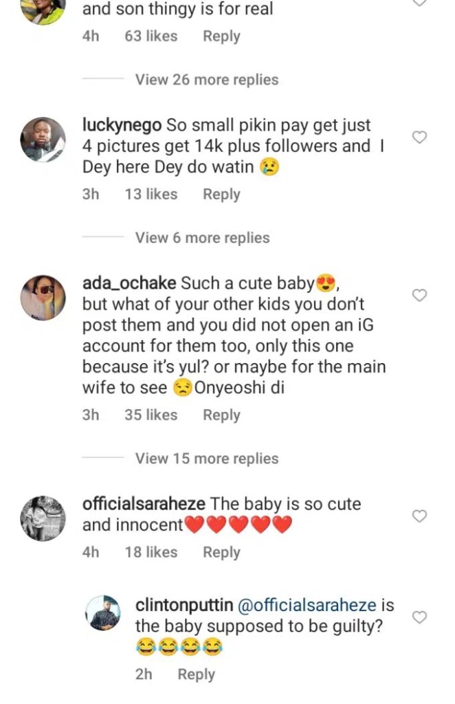 “So This Is Real” – Netizens Gushes over Yul Edochie’s Son as Second Wife Shows Him Off