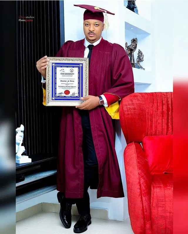 Actor IK Ogbonna Bags Doctorate Degree In Leadership And Development [Photos]