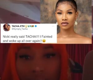 “She Was Referring To Tasha Cobbs”- Reactions as Tacha reveals Nicki Minaj professed love for her On IG live [Video]
