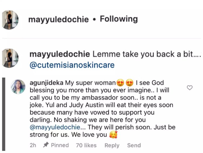 May Edochie Promotes A Statement Att@cking Her Husband, Yul And Judy Austin
