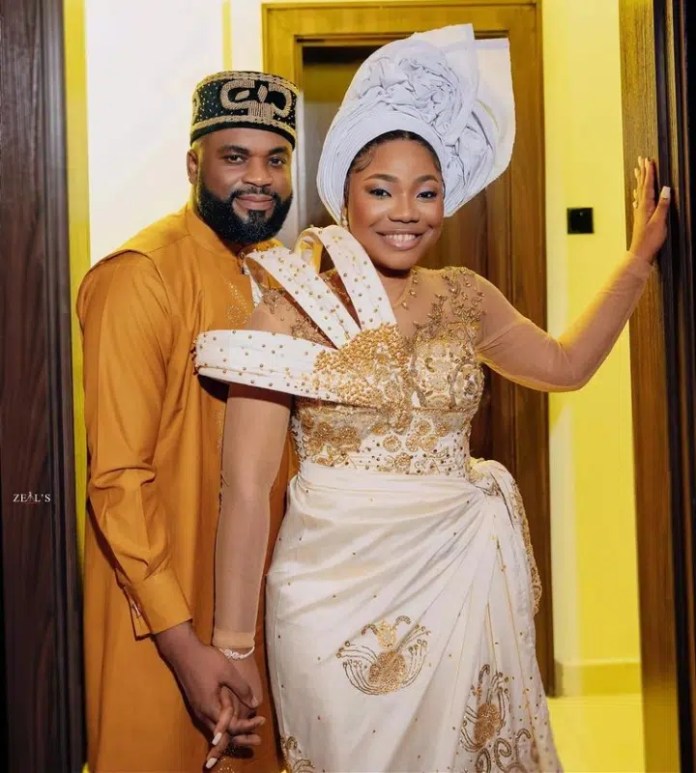 Mercy Chinwo officially shares beautiful moments from her wedding introduction [Photos]