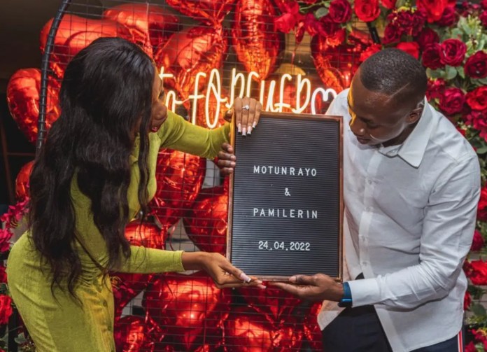“Pam Pam don take marriage proposal to another level”-Reactions As Twitter Influencer, Pamilerin Proposes To His Girlfriend With Helicopter