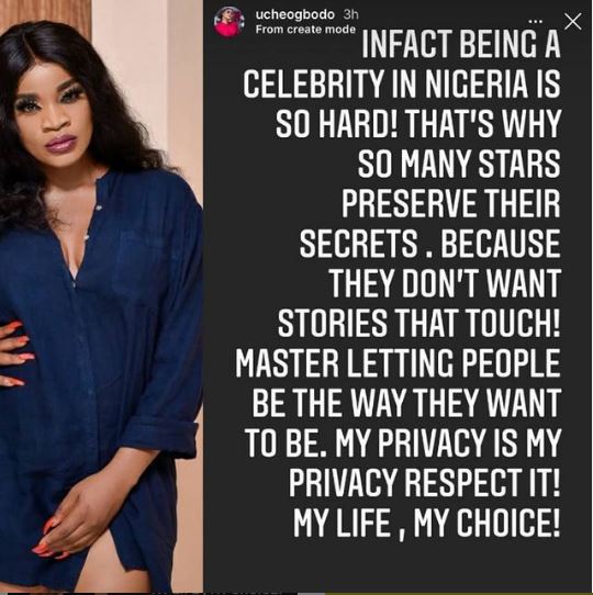Actress, Uche Ogbodo cries out over frustration and difficulty in being a celebrity in Nigeria