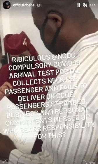 ‘Your Scam And Money Thieving Portal Is Becoming Embarrassing’- Singer, Tuface Idibia Calls Out NCDC For Frustrating Travelers