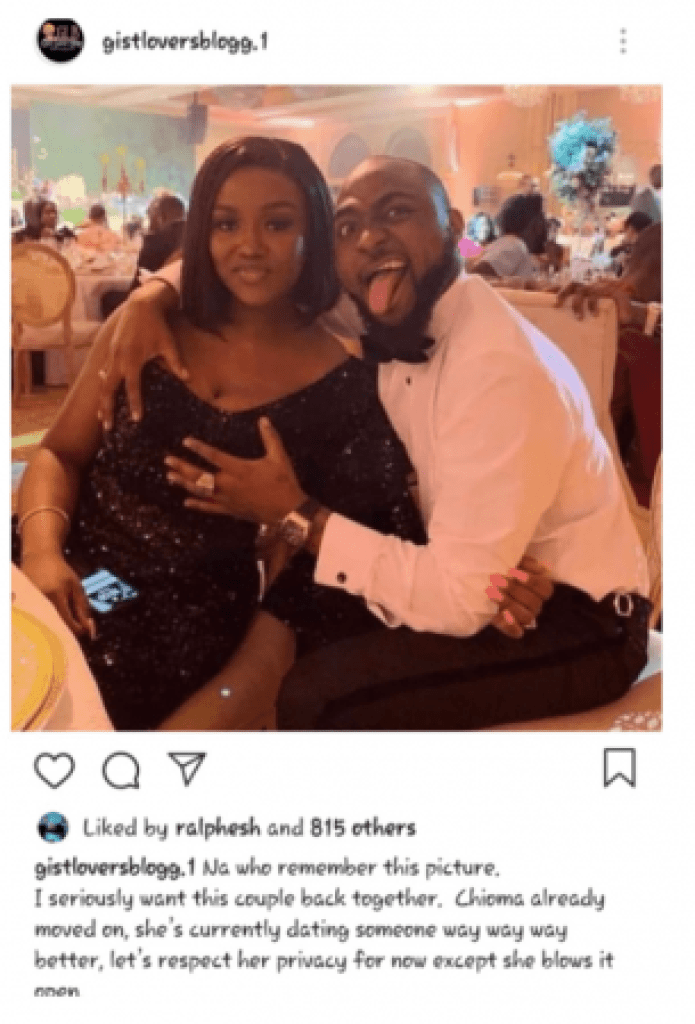 Chioma Has Moved On, Now Dates Someone Way Better Than Davido