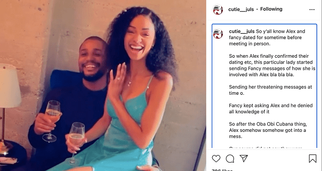 EXPOSED: The Reason Alex Ekubo and Fancy Broke up Is Not about His Alleged Gay Partner, Real Reason revealed