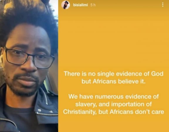 There Is No Single Evidence Of God – Bisi Alimi Claims