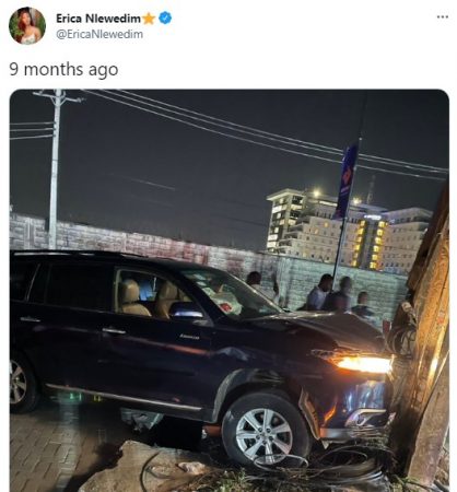 BBNaija Erica Discloses How She Survived A Ghastly Car Accident 9 Months Ago