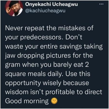 “Don’t Waste Money On Photos When You Barely Eat Twice Daily” – Kachi Advices