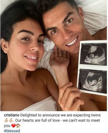 Cristiano Ronaldo And Partner, Georgina Rodriguez Expecting Twins