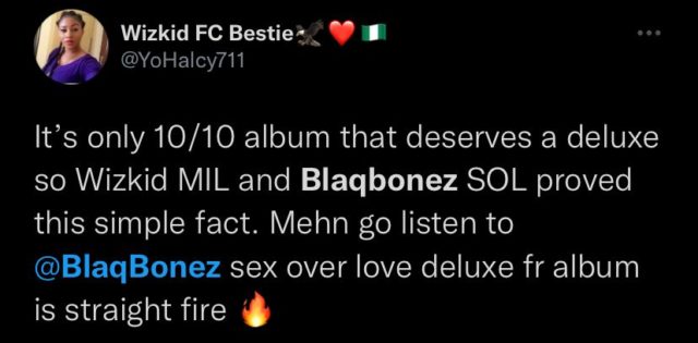 See Reactions to Blaqbonez Sex Over Love Deluxe Album NotjustOK