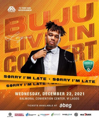 Buju Announces Details for First Headline Concert in Lagos in December NotjustOK