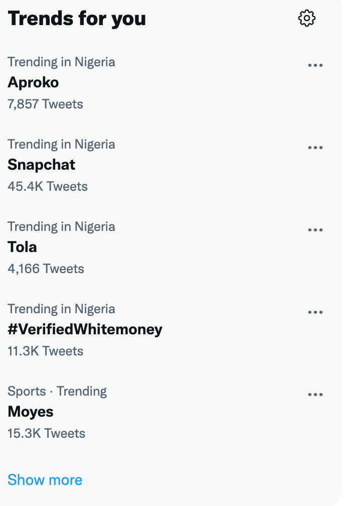 BBN Whitemoney Trends on Twitter After He Was Verified on Instagram