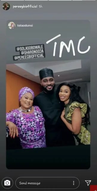 BBN Pere Shares Ecstatic As He Meets Iconic Actress, Sola Sobowale