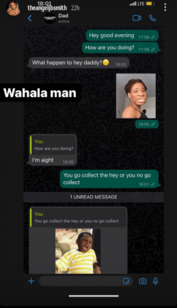 “Wahala Man” – Between Angel and Her Doting Father
