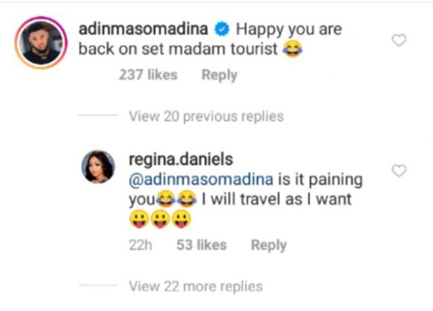 “Is it Paining You?” – Regina Daniels Taunts Ex-Lover, Somadina Over His Recent Comment about Her