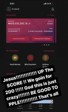 Davido Has Raised More Than 120 Million Naira in 5 Hours (See Screenshot)