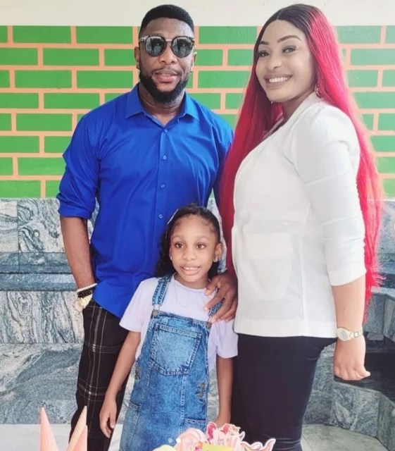 Filmmaker Tchidi Chikere Shares Lovely Photos With Actress Nuella as Their Daughter Clocks 7