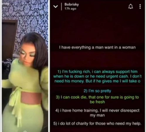 I Have Everything a Man Wants and More – Bobrisky Makes a List of Her ‘Exceptional’ Qualities