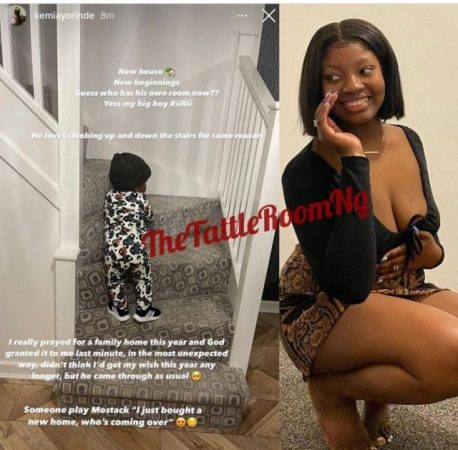 Lyta’s Baby Mama, Kemi Excited as Her Dreams of Getting a New House Come True