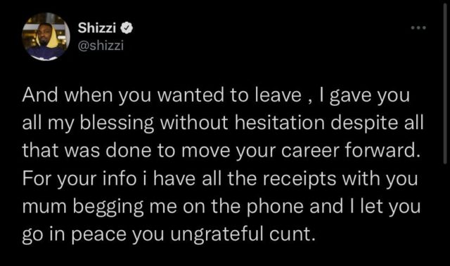 Teni and Shizzi Clash on Twitter Over Singer's 'Case' Song | READ