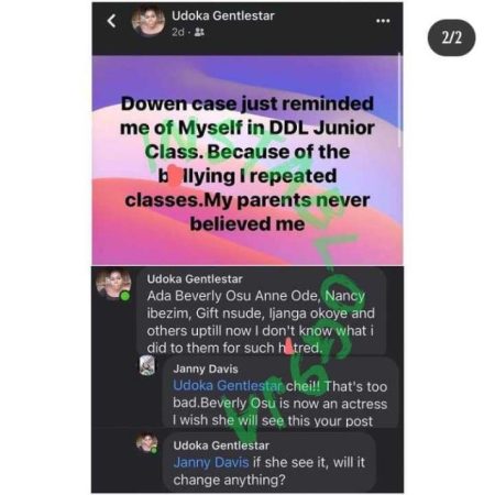 Lady Drags Beverly Osu For Allegedly Bullying Her During School Days