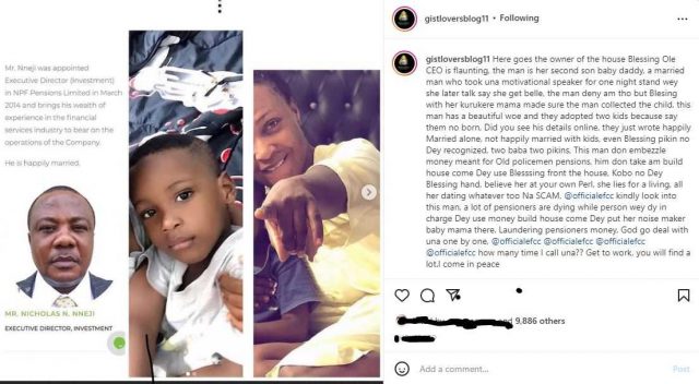 Identity of Police Officer Fingered to Be Blessing Okoro’s Baby Daddy Who Is the Real Owner of the House She Posted [Photos]