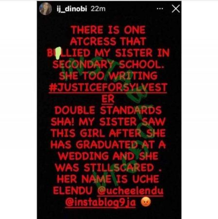 Uche Elendu Called Out For allegedly Bullying Someone Who Is Still Scared of Her