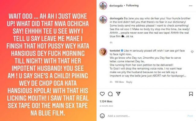“Get ready, we’ll drop the audio note in which Kpokpogri called your husband impotent” – Doris Ogala to Janemena