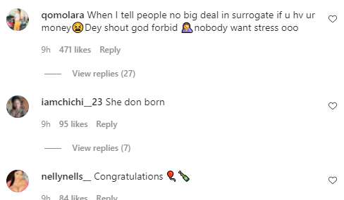 “So Marriage is Actually Overrated’ – Reactions as Ini Edo Admits Having Her Baby through Surrogacy