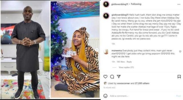 Mercy Aigbe Called Out For Allegedly Dating Married Man with Four Kids; Causing Him to Abandon Family[SEE PHOTOS]