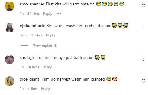 “She For Don Wipe Am Since If Nah Anointing Oil”– Reactions as Olamide Plants Kiss on Fan [VIDEO]