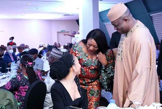 Fani-Kayode Shows Off His New Girlfriend At The Premiere Of Yahaya Bello’s Biopic [PHOTO]