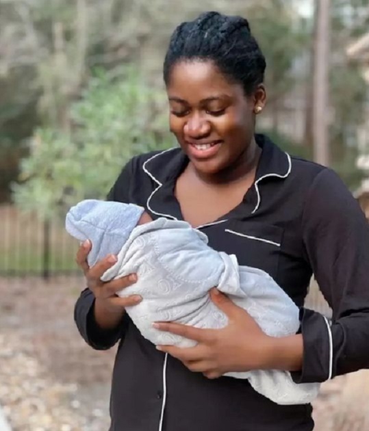 Lovely Photo Of Tobi Bakre’s Wife And Their Baby Boy