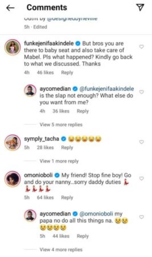 “Is The Slap Not Enough, What Else Do You Want From Me” – AY Comedian Asks Funke Akindele [WATCH]