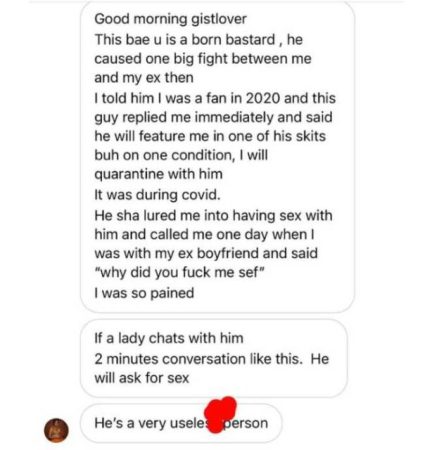 “May We Never Date A National Embarrassment” – Reactions As Lady Narrates Her Experience With Bae U