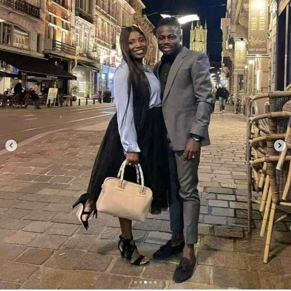 Before Meets After As Old Photos Of Super Eagles Star, Moses Simon And His Longtime Girlfriend Surfaces