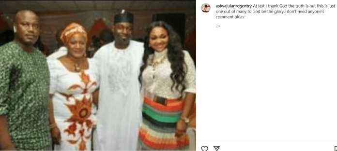 “At Last The Truth Is Out – Mercy Aigbe’s Ex Husband, Shares Throw Back Photo Of Mercy With Her New Man