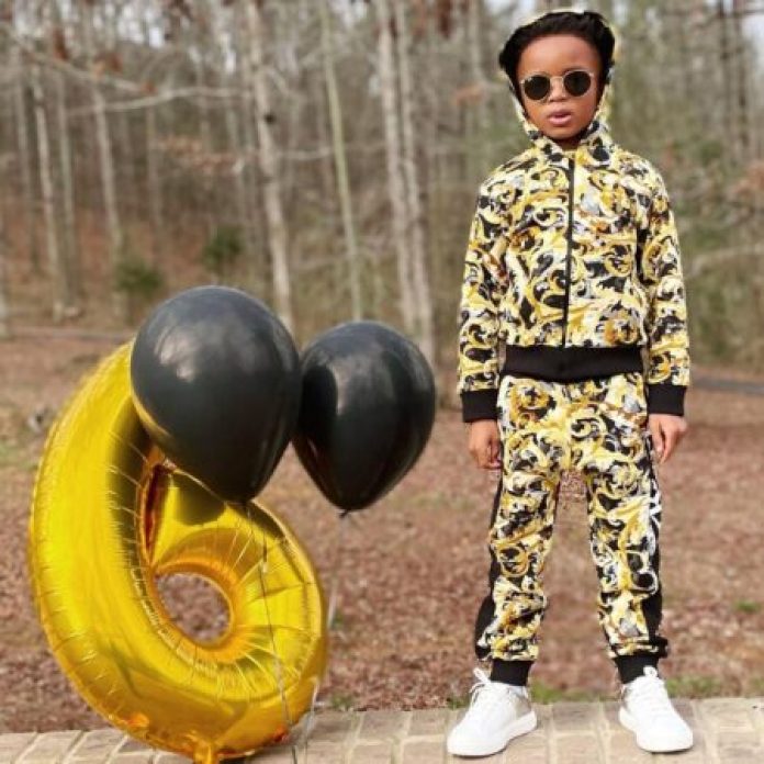 Ayo Balogun Jnr, Wizkid’s Lookalike Son Celebrates 6th Birthday [photos]
